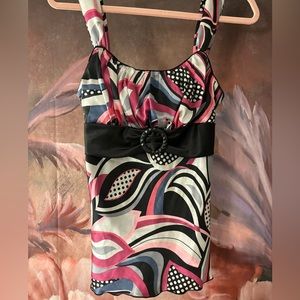 Gorgeous Pink Artistic Amy Byer Summer Top Size M